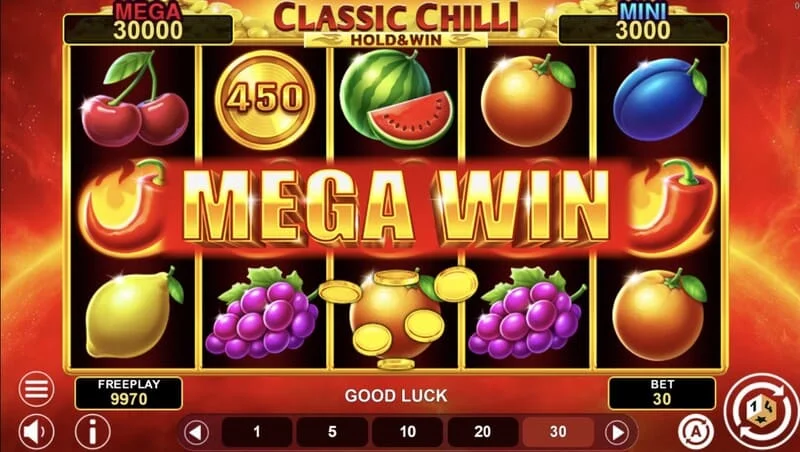 Classic Chilli Hold & Win – výherná kombinácia 243 spôsobmi